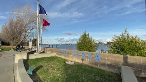 Rio Vista Drawbridge Stock Footage 148405937