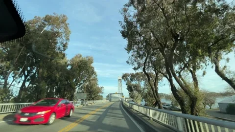 Rio Vista Drawbridge Stock Footage 148405962