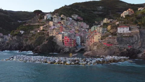 Riomaggiore Cinque Terre Video stock 154711304