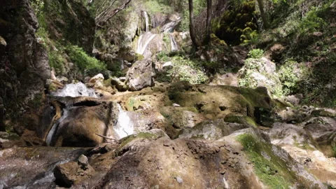 Rioscuro Waterfalls excellent source view Stock Footage 153420470