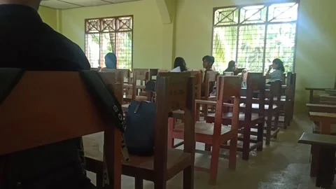 Riot Classroom Stockbeeldmateriaal 197937969