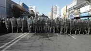 Riot Police Stock Footage