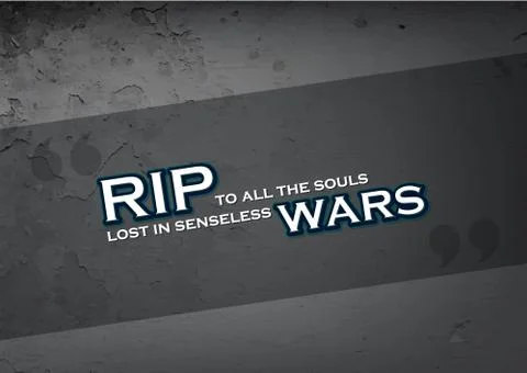 Rip to all the souls Stock Illustration