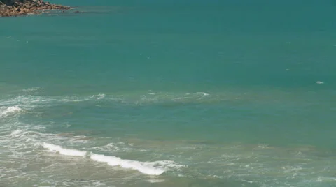 Rip current in sea Stock Footage 35721471