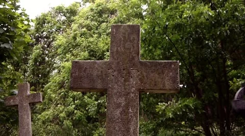 RIP Grave Stone Stock Footage 11148012