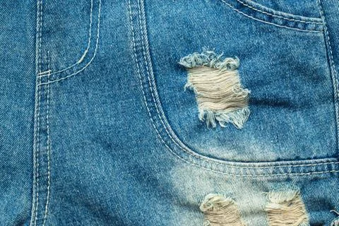 Rip jeans texture background Stock Photos