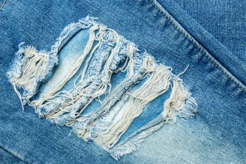 Rip jeans texture background Stock Photos