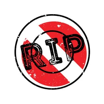 Rip rubber stamp Stock Illustration