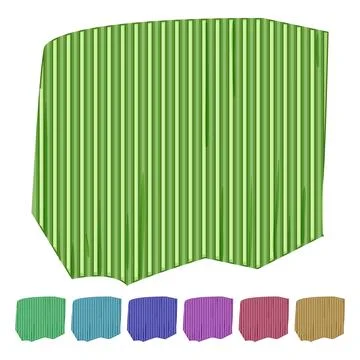 Rip torn cardboard cartoon vector graphic Stock Illustration