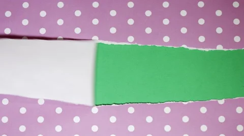 Rip wrapping paper Video stock 68851166