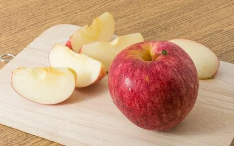 Ripe and Sweet Red Apple Stock Photos