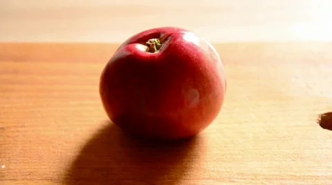Ripe Apple cut. Stock Footage 42550901
