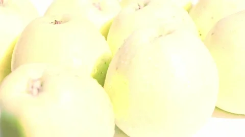 Ripe Apple Hanging on a Tree Branch Stock Footage 317427691