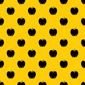 Ripe apple pattern 库存插图