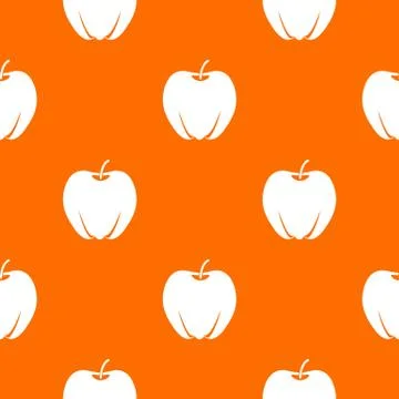 Ripe apple pattern seamless 库存插图
