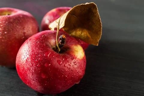 Ripe apples Stock Photos