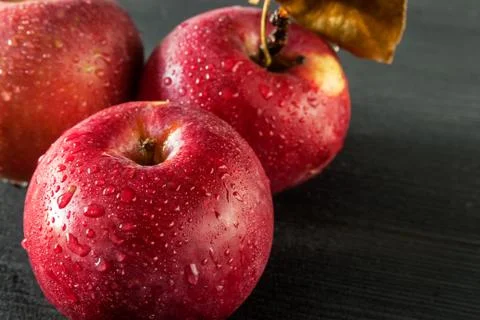Ripe apples Stock Photos
