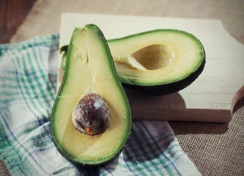 Ripe avocado Stock Photos