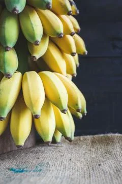 Ripe bananas Stock Photos