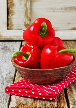 Ripe bell pepper Stock Photos