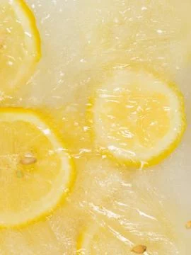 Ripe bright lemons Stock Photos