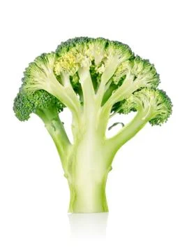 Ripe broccoli isolated Foto stock