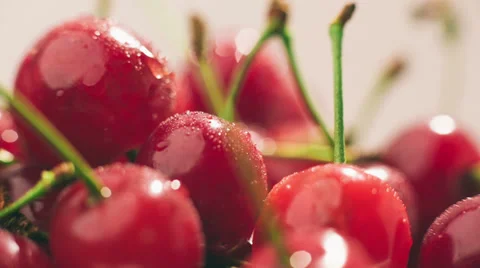 Ripe cherries 스톡 동영상 39855622