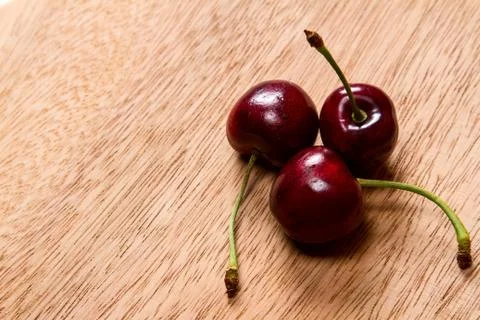 Ripe cherries Stock Photos
