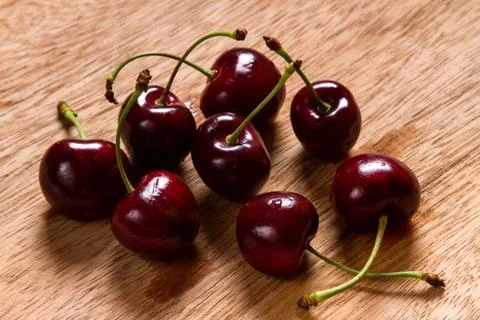 Ripe cherries Foto stock