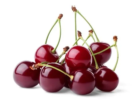 Ripe cherries Stock Photos