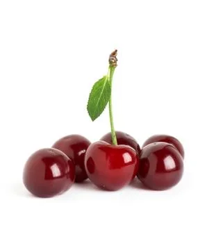 Ripe cherries Stock Photos