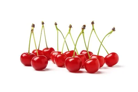Ripe cherries Stock Photos