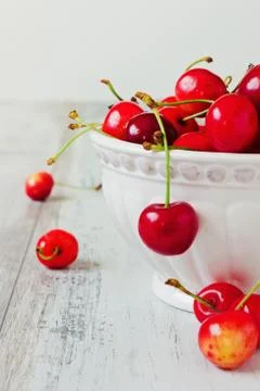 Ripe cherry Stock Photos