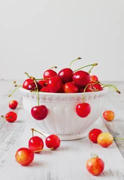 Ripe cherry Stock Photos