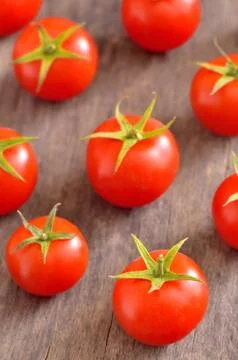 Ripe cherry tomatoes Stock Photos