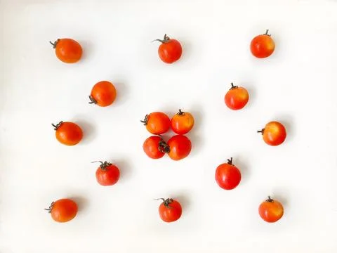 Ripe cherry tomatoes Foto stock