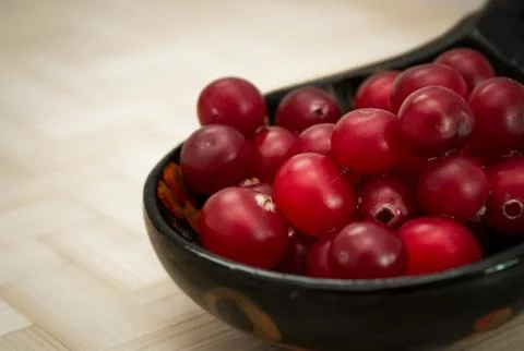 Ripe cranberries Stock Photos