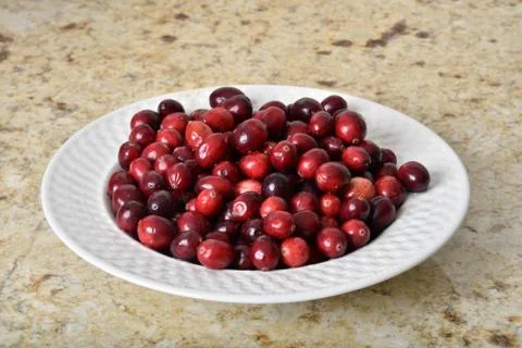 Ripe cranberries Stock Photos