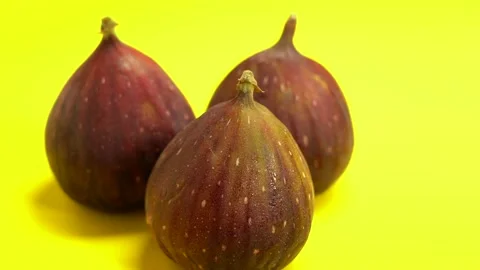 Ripe fig fruit on the table Stock Footage 158379476