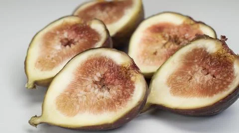 Ripe fig fruit on the table Stock Photos