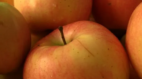 Ripe fresh apples Stock Footage 11908512