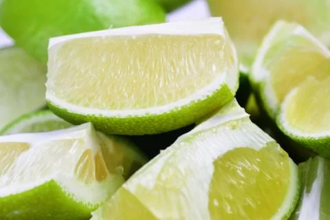 Ripe fruit lime Stock Photos