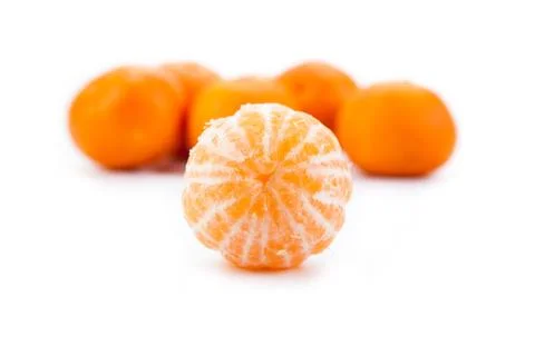 Ripe fruit tangerine Stock Photos