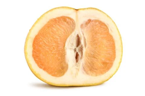 Ripe grapefruit isolated Stock Photos