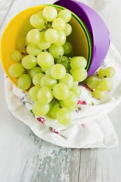 Ripe grapes Stock Photos