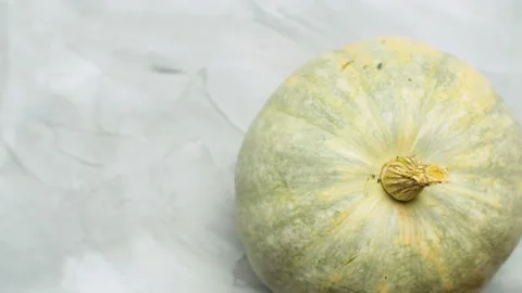 Ripe green pumpkins Stock Footage 140396120