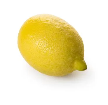 Ripe lemon close-up Stock Photos