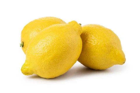 Ripe lemon fruit Stock Photos