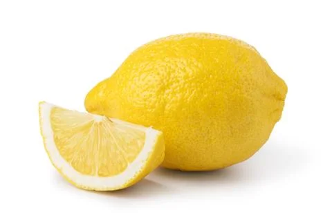 Ripe lemon fruit Stock Photos