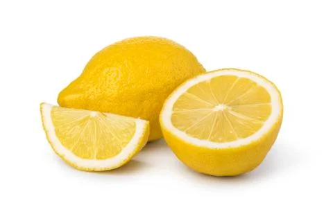 Ripe lemon fruit Stock Photos